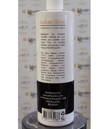 LOT 20 x shampoing Indian Gloss 500 ml d'Europe débarque