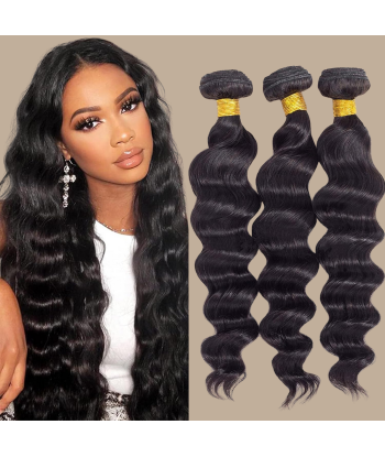 Tissage Cheveux Vierge Ihmisen hiukset irtonainen Deep 7A Brun Foncé 1B 100 Gr 100 Gr paiement sécurisé