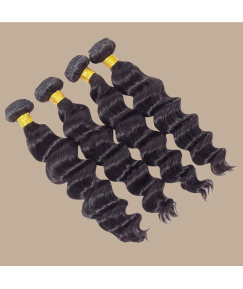 Tissage Cheveux Vierge Ihmisen hiukset irtonainen Deep 7A Brun Foncé 1B 100 Gr 100 Gr paiement sécurisé