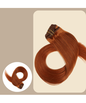 Laajennus Clips Premium Russian Hair Copper Venez acheter