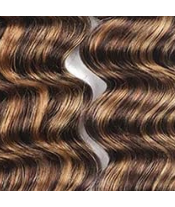 Tissage Vierge Capelli Umani Onda Profonda 7A Chatain Méché Blond P4/27 100 Gr Les magasins à Paris