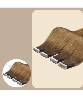 Extensions Adesive / nastri rigidi Premium Russian Hair T4/14 de technologie