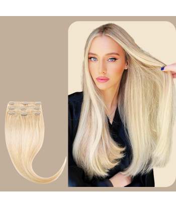 Stiff Clips Platina Blonde Extensions Pidennykset la livraison gratuite