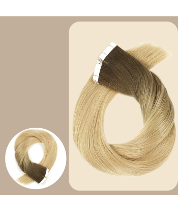 Premium Russian Hair Tape Extensions / tapes stive T8/DB4 Amélioration de cerveau avec