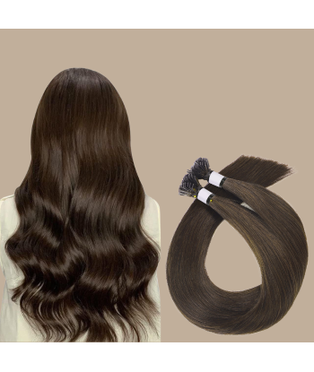 100 Premium Keratin Extensions Rett med Flat Tupp 4 des créatures d'habitude