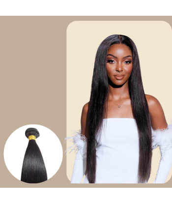 Vävning Virgin Human Hair Straight 7A Dark Brown 1B 100 Gr la chaussure