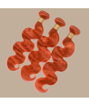 Tissage Cheveux Vierge Human Hair Body Wave 7A Ginger 350  100 Gr Véritable concentré