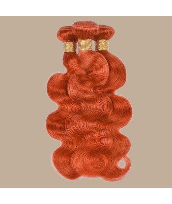 Tissage Cheveux Vierge Human Hair Body Wave 7A Ginger 350  100 Gr Véritable concentré