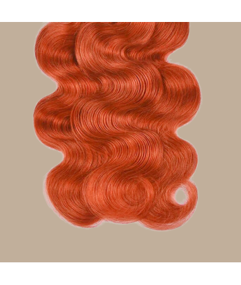 Tissage Cheveux Vierge Human Hair Body Wave 7A Ginger 350  100 Gr Véritable concentré