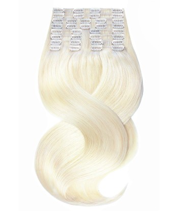 CLIP-IN EXTENSIONS DELUXE LINE Blond Clair rembourrage situé sous