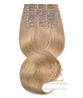 CLIP-IN EXTENSIONS DELUXE LINE Brun Clair Caramel le concept de la Pate a emporter 