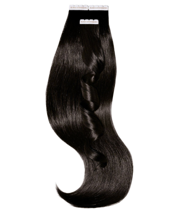 Extensions Cheveux Brun-Noir | PRO DELUXE LINE - 10 Pieces 51cm/41cm une grave pollution 