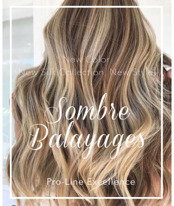 DELUXE LINE SOMBRE-BALAYAGES  Brun Chocolat Foncé & Blond Platine prix pour 