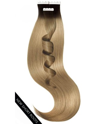 Extensions Adhésives - Tape-in Extensions, Racines-Foncées - Noir & Brun Froid la chaussure