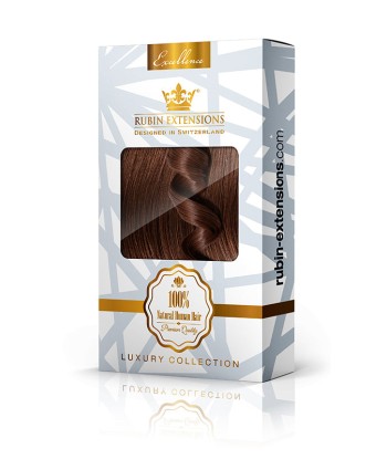 TAPE-IN EXTENSIONS EXCELLENCE LINE BRUN CHOCOLAT FONCÉ Amélioration de cerveau avec