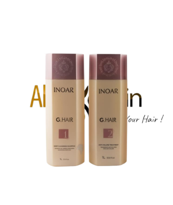 Kit 1 Litre  Inoar G-hair Extrême Premium - Lissage Brésil Amélioration de cerveau avec