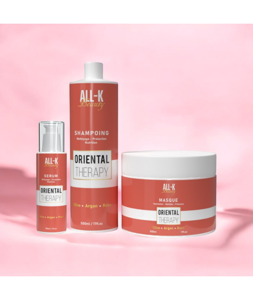 Trio Oriental Therapy - Shampoing + Masque + sérum All-k Beauty livraison gratuite